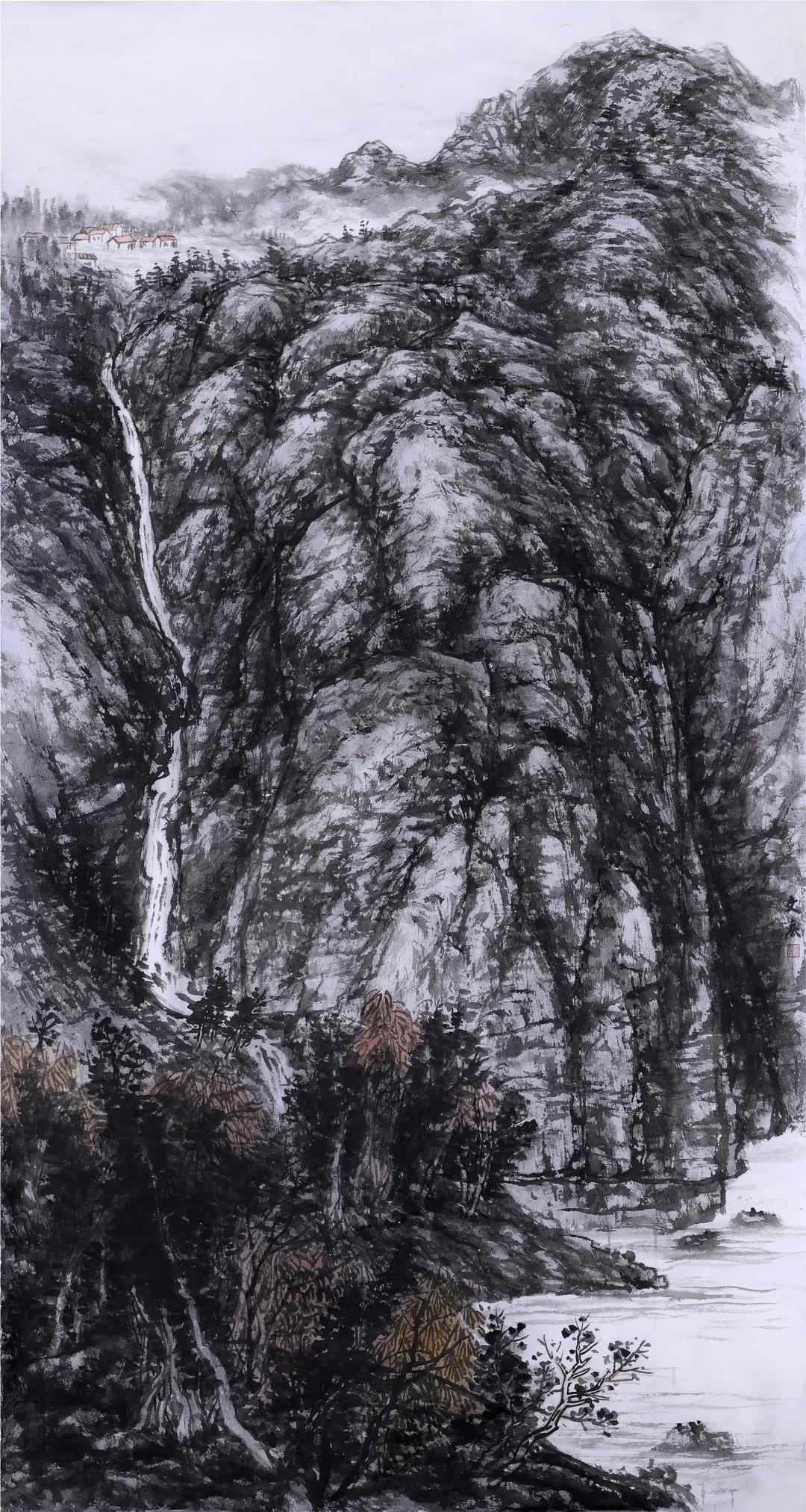 科技與藝術(shù)的融合，最新智能山水畫屏展現(xiàn)自然之美