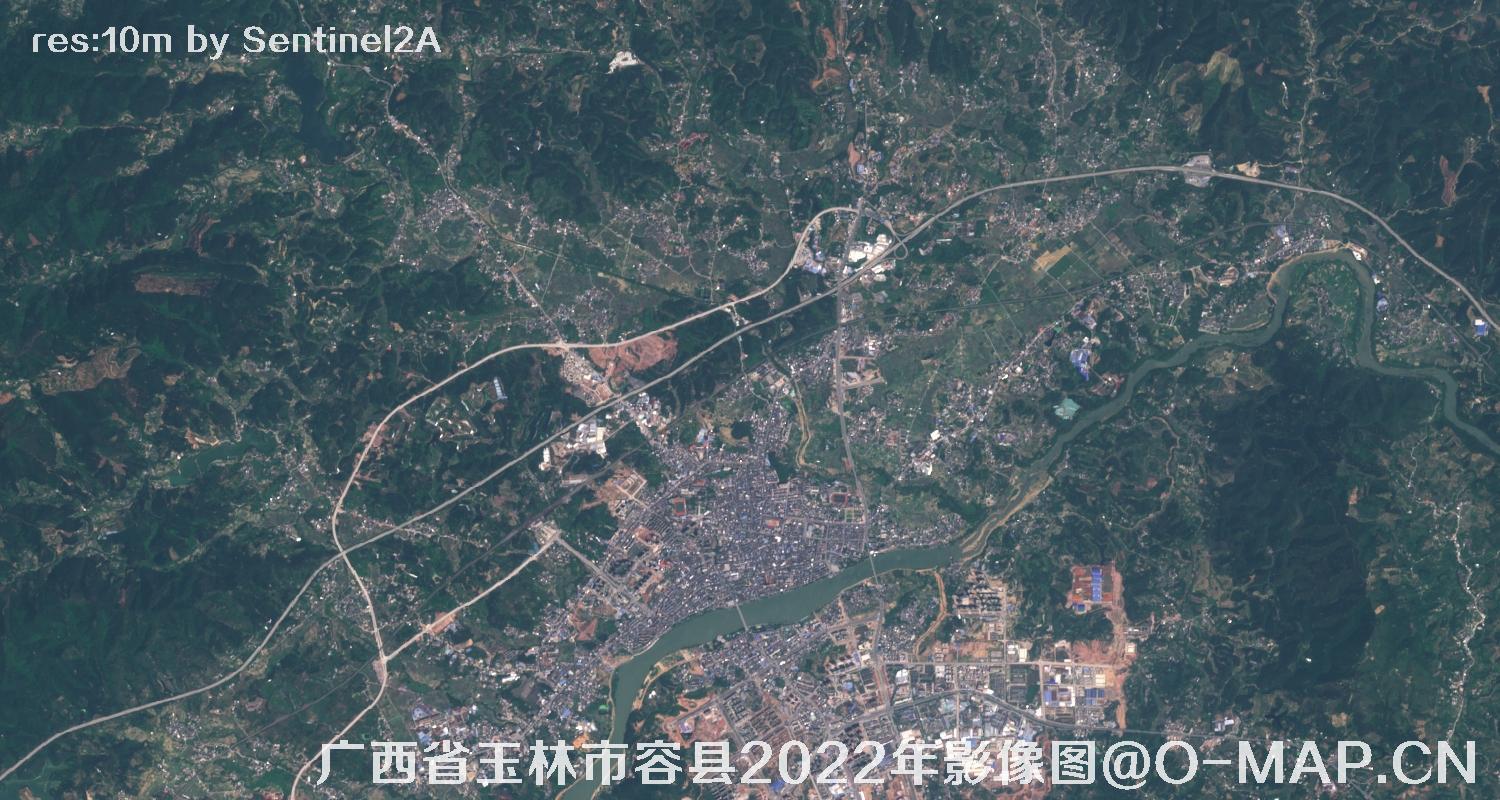 容縣最新航拍全景，一覽無余的美麗風(fēng)光??