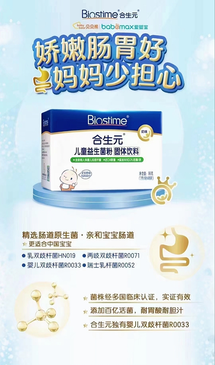 合生元益生菌最新版，小益生菌與家庭幸福的日常奇跡